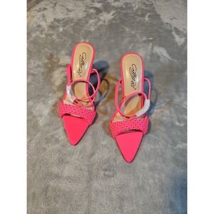 High Heels Cathy Din, Alista_10 Color Hot Pink Size 5.5